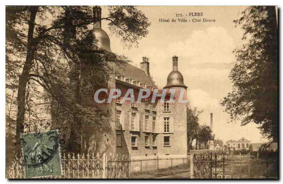 Flers - Hotel de Ville - Cote Douve - CPA 