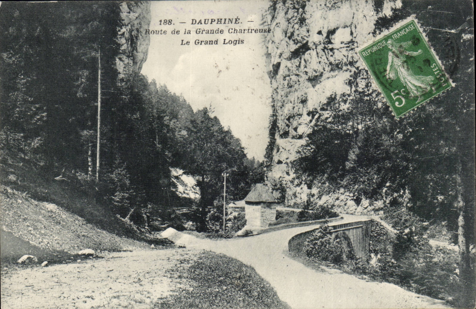 Dauphine - Route de la Grande Chrtreuse La Grand Logis - CPA 