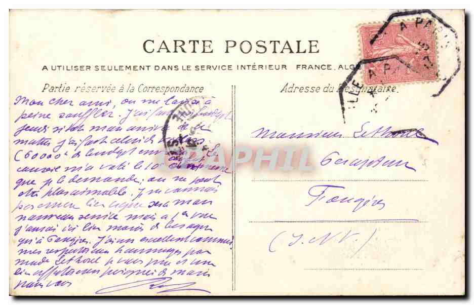 Viller sur Mer - Villas Marguerite et Burgonde - CPA  — Rückseite