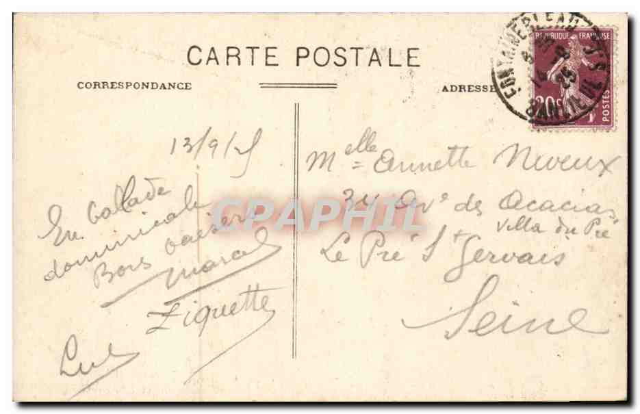 Foresta di Fontainebleau — Rocher des Ermite — Franchard — Verso