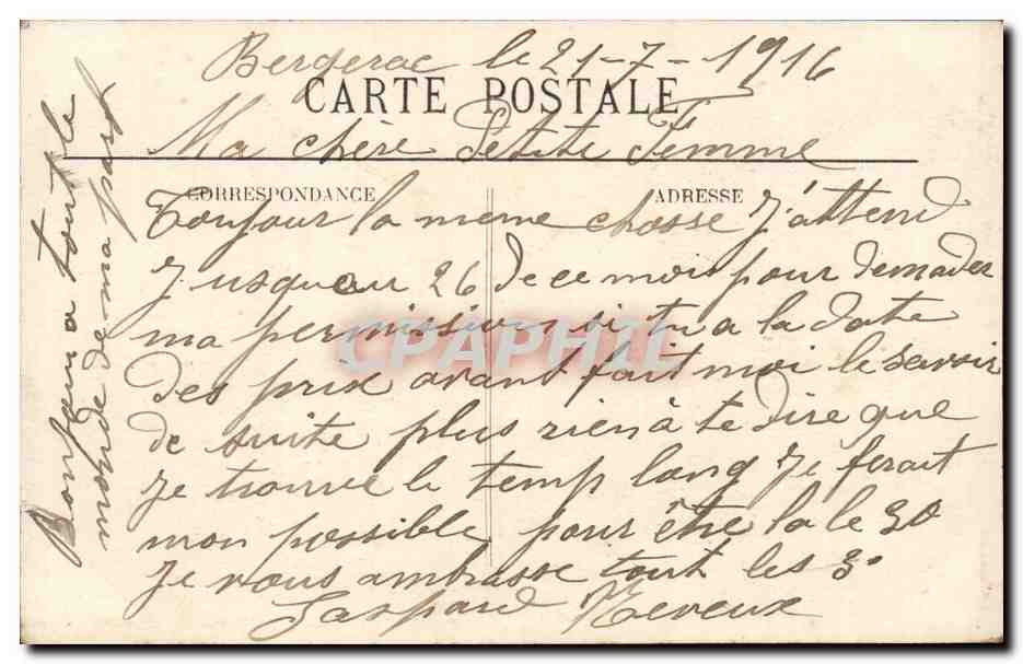 Bordeaux - Les Colonnes Rostrales - CPA  — Verso