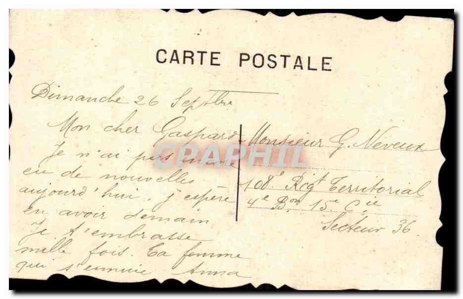 Fleurs - Petites fleur d'amities - CPA  — Verso