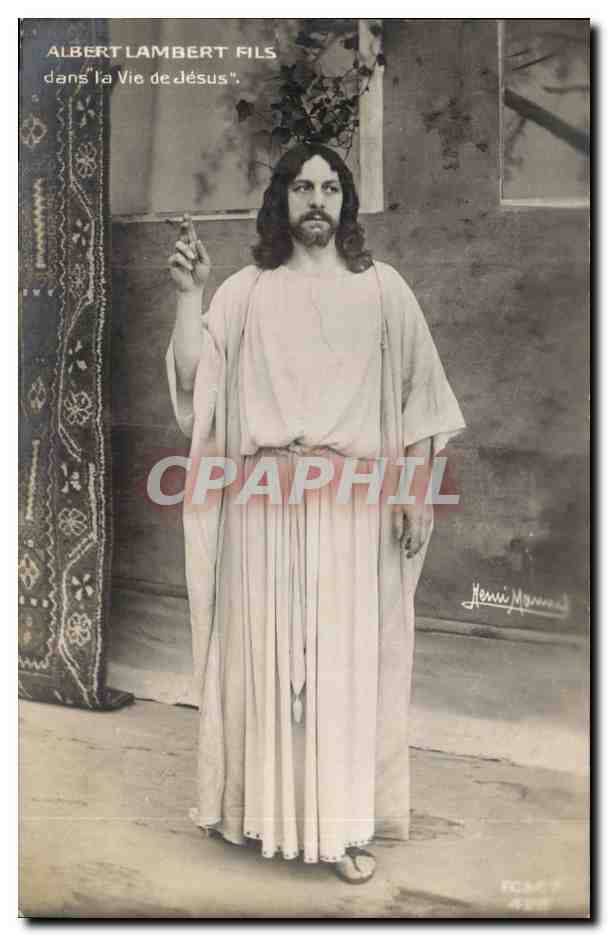 Albert Lambert Fils - dans la vie de Jesus - CPA 