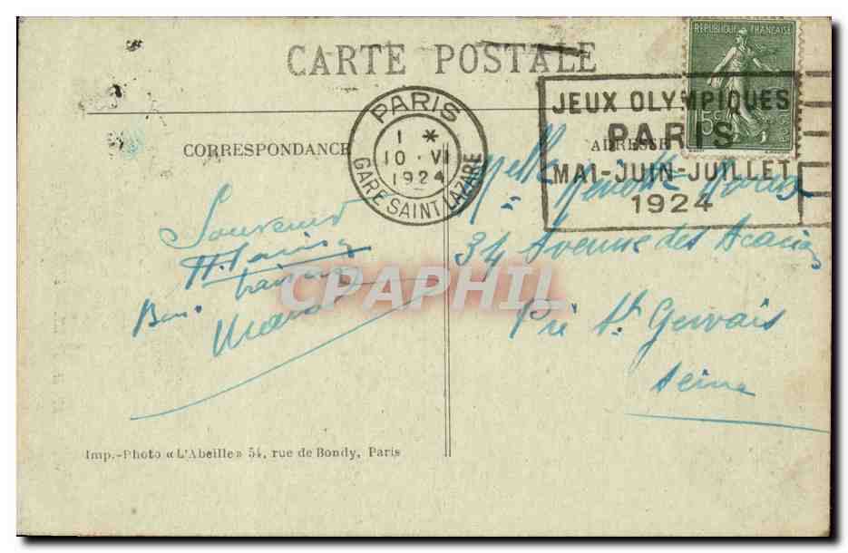Meulan - L'Hotel de Ville - CPA  — Back