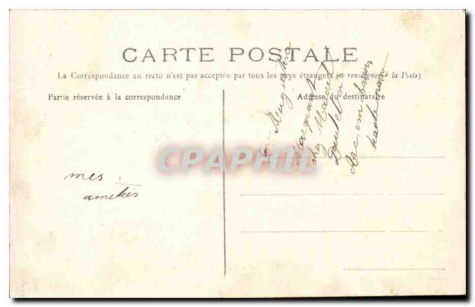 Arc en Barrois - La rue de la Maladiere - CPA  — Rückseite