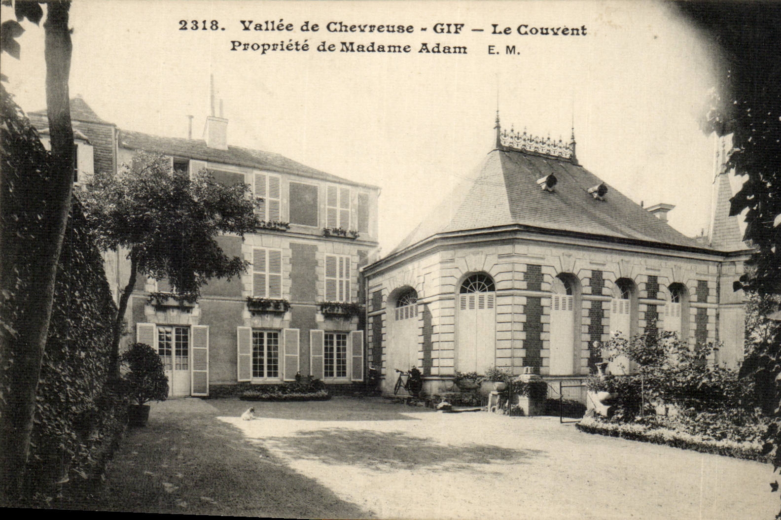 Vallee de Chevreuse - GIF - Le Couvent - Propriete de Madame Adam - CPA 