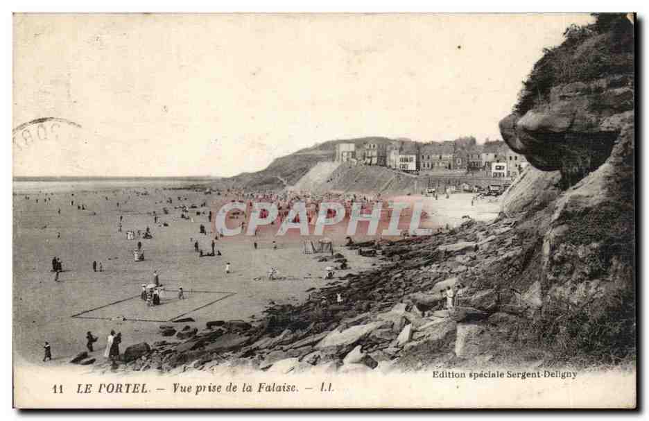 Le Portel - Vue prise de la Falaise - CPA 