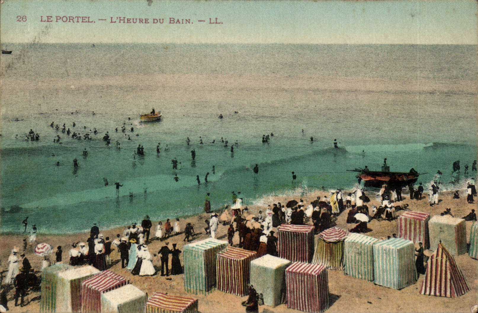 Le Portel - L' Heure du Bain - CPA 