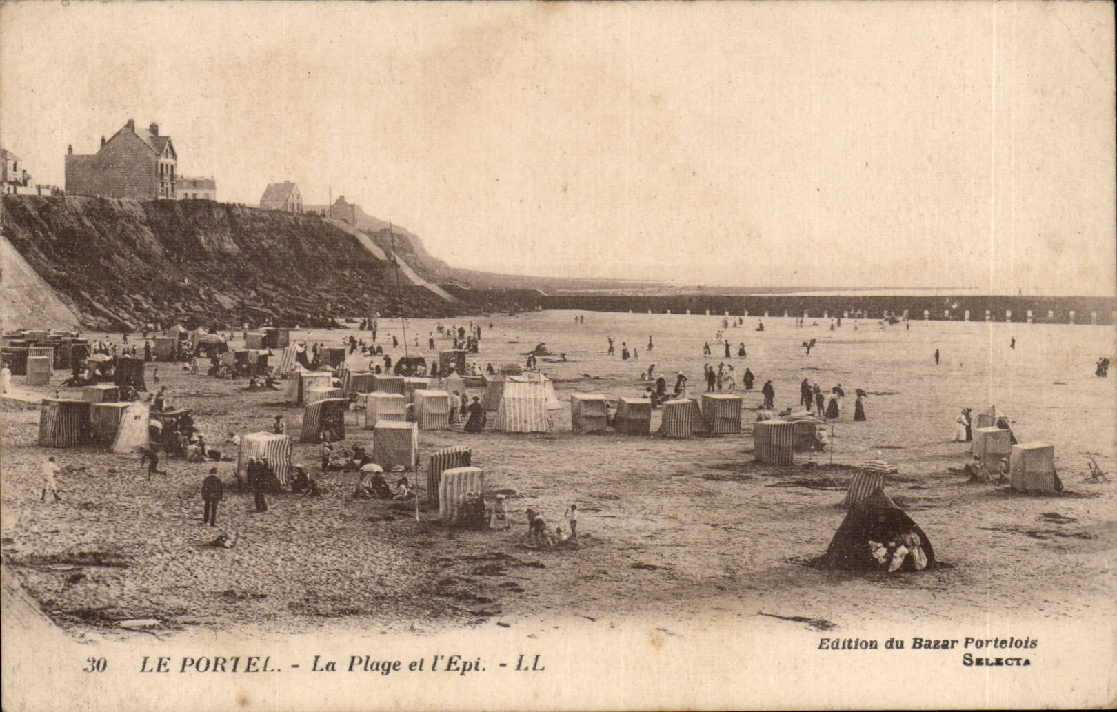 Le Portel - La Plage et l'Epi - CPA 