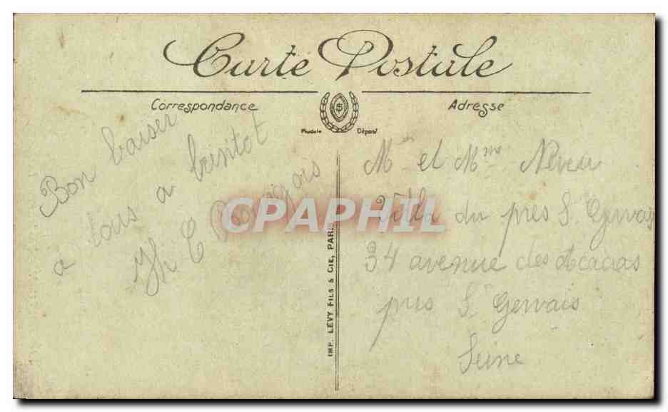 Boulogne-sur-Mer — La Rue de Machicoult — LL. — Éditeur LL. — N° 49 — Verso
