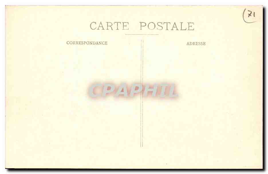 LE CREUSOT — Usines Schneider — Montage des Canons de Campagne — Verso