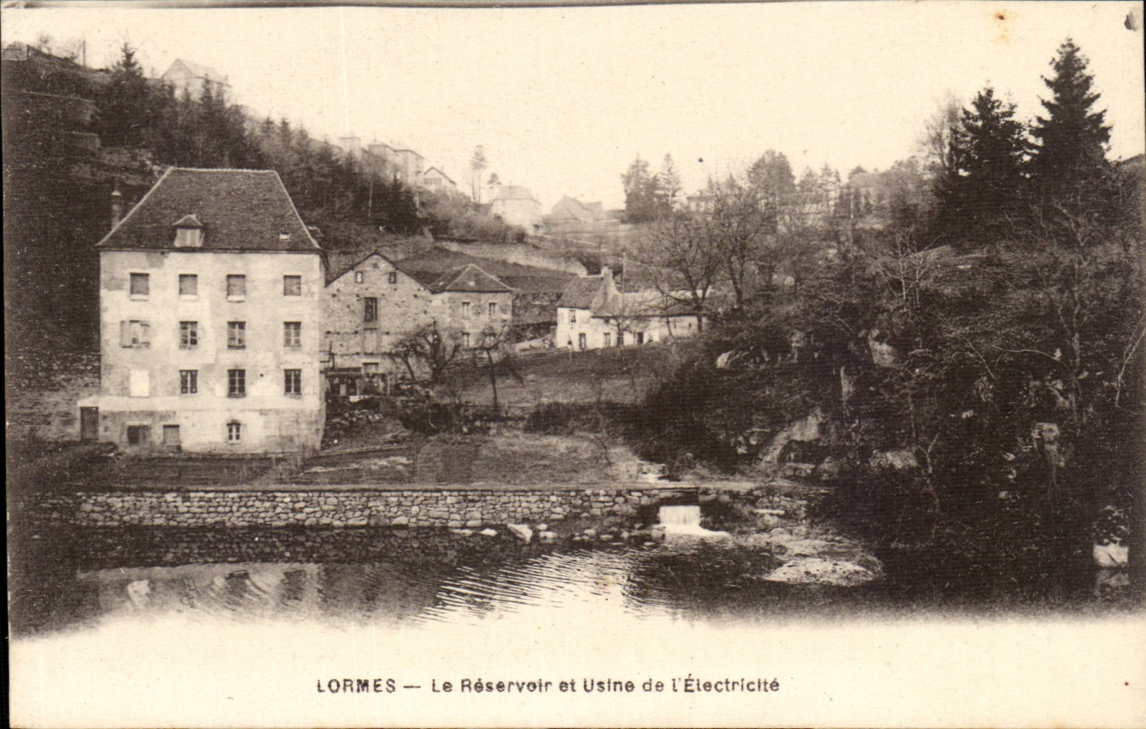 Lormes - Le Resevoir et Usine de l' Electricite - CPA 