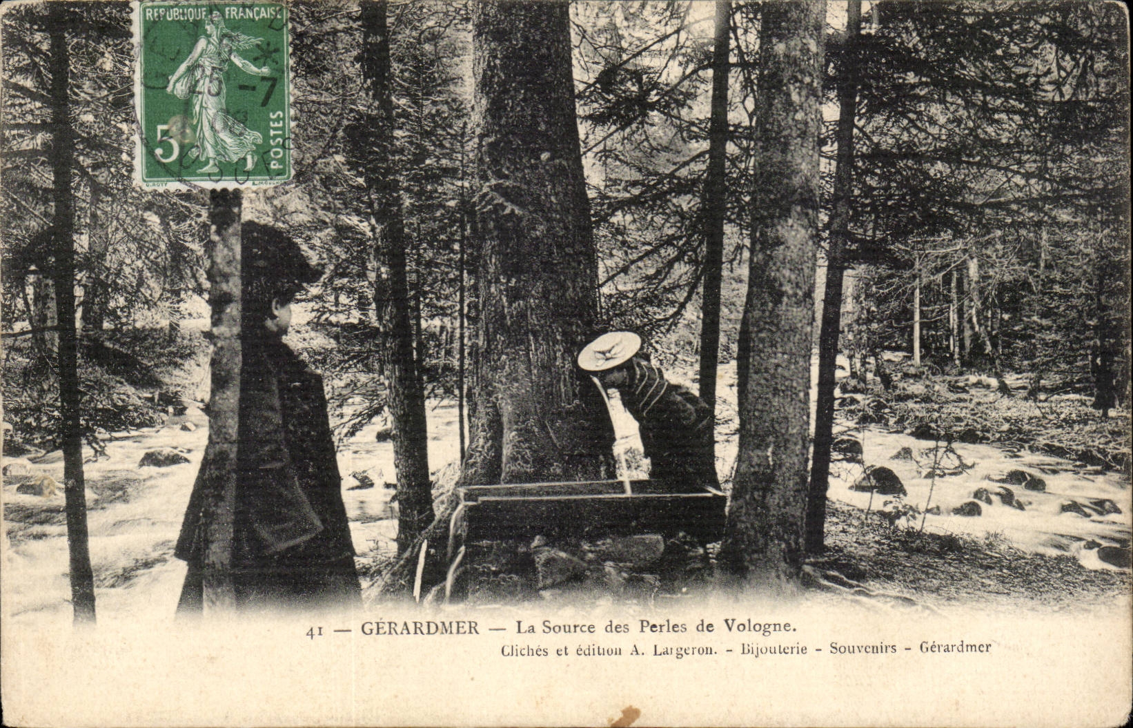 Gerardmer - La Sources des Perles de Vologne - CPA 