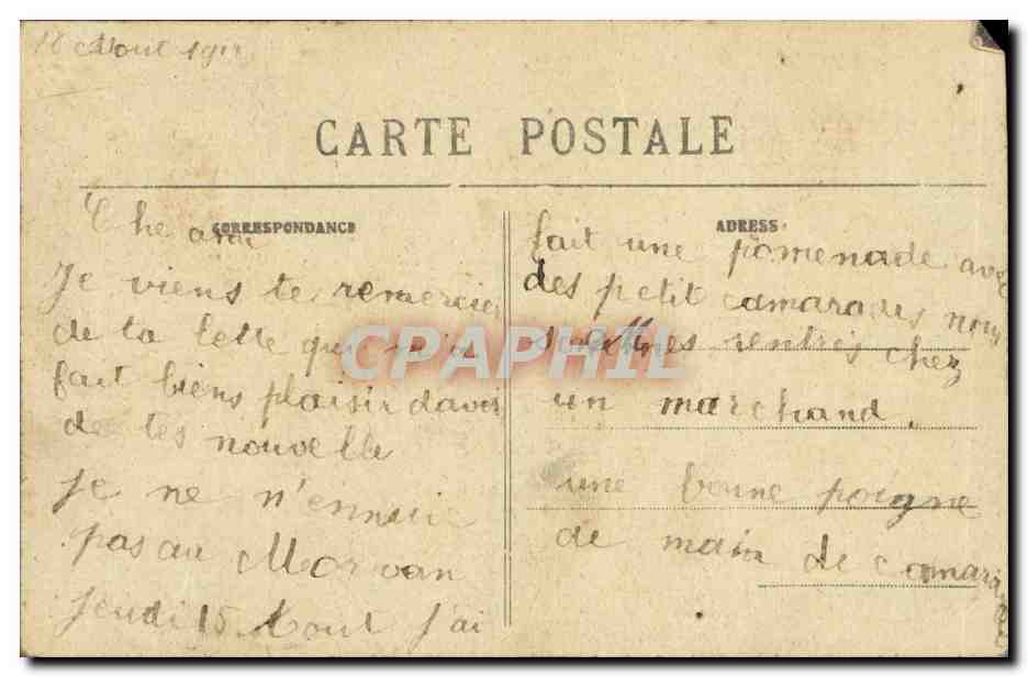 Saint-Brissin — La Roche du Chien — Amas granitique ayant 35 mètres de hauteur — Duciel, éditeur, Saulleu — Rückseite