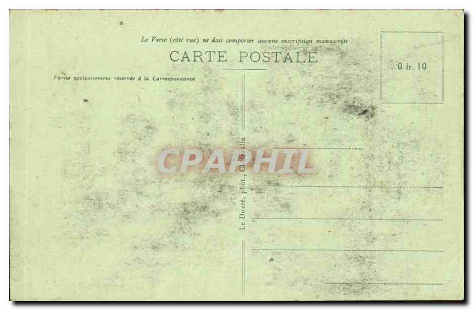 Locronan - Vue Generale prise de Kerguenole - CPA  — Rückseite