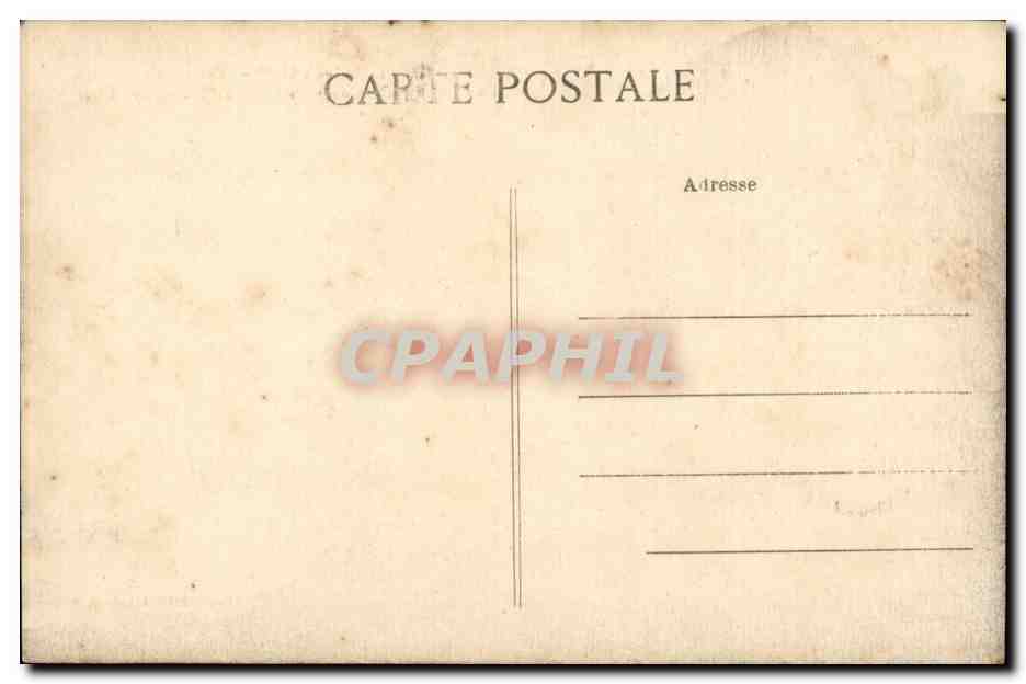 Saint-Guénolé-Penmarch — Une Vague passant dans les Rochers du Trou de l'Enfer — Collection Vassant, Quimper, n°6606 — Reverso