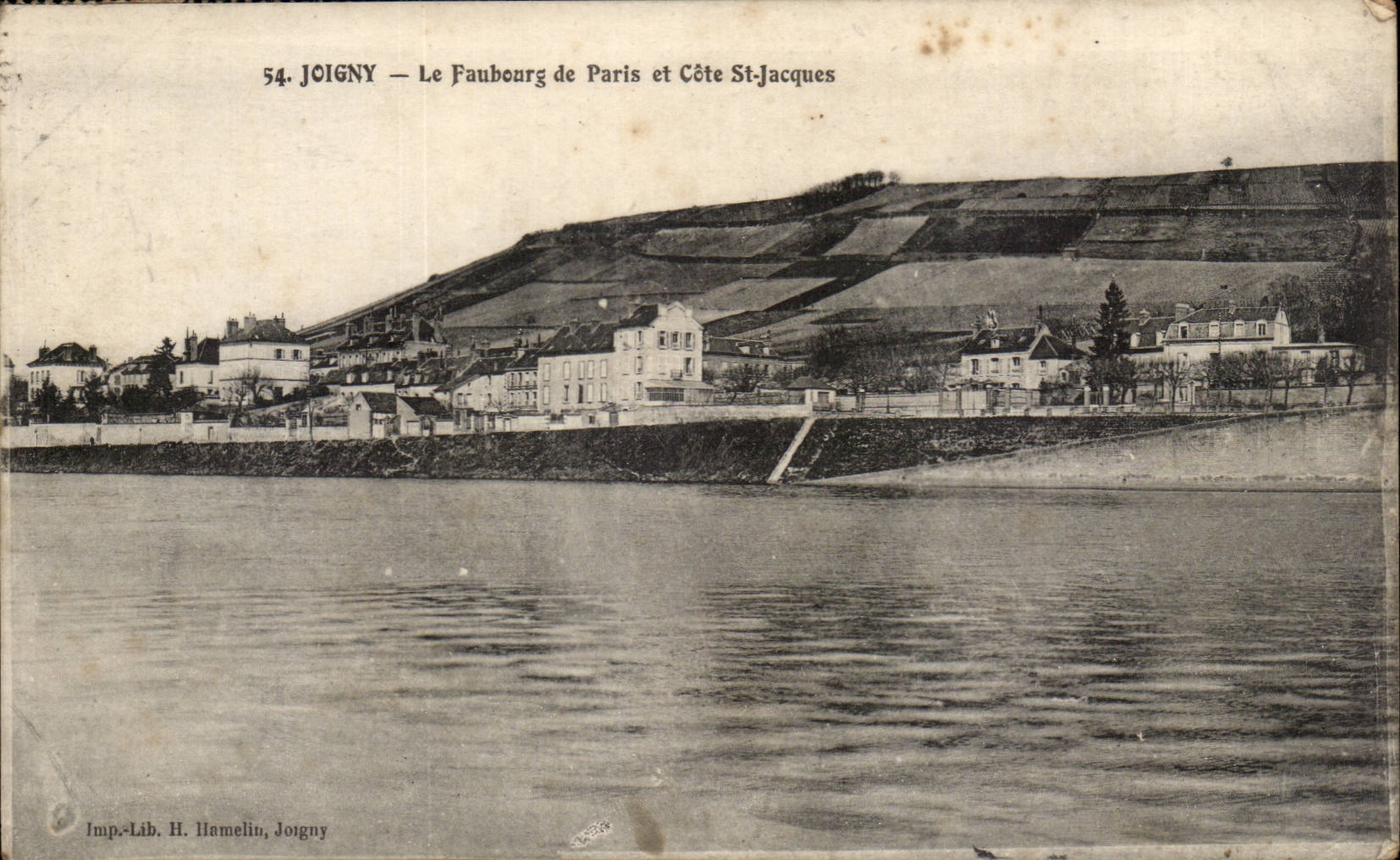 Joigny - Le Faubourg de Paris et Cote St Jacques - CPA 