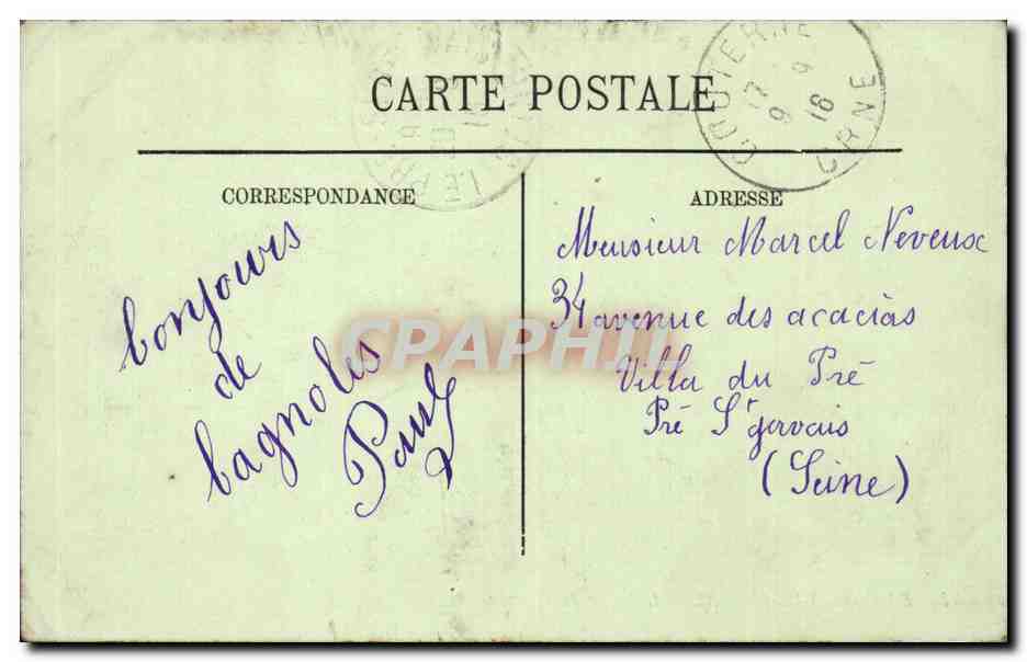 Bagnoles de l'Orne - L'Avenue - CPA  — Rückseite