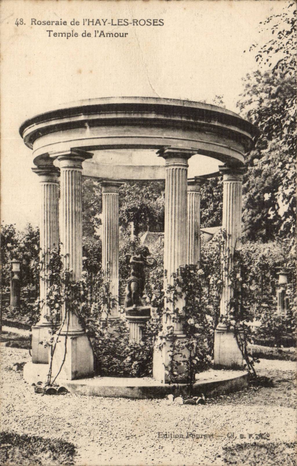 L'Hay les Roses - Roseraie - Temple d'Amour - CPA 