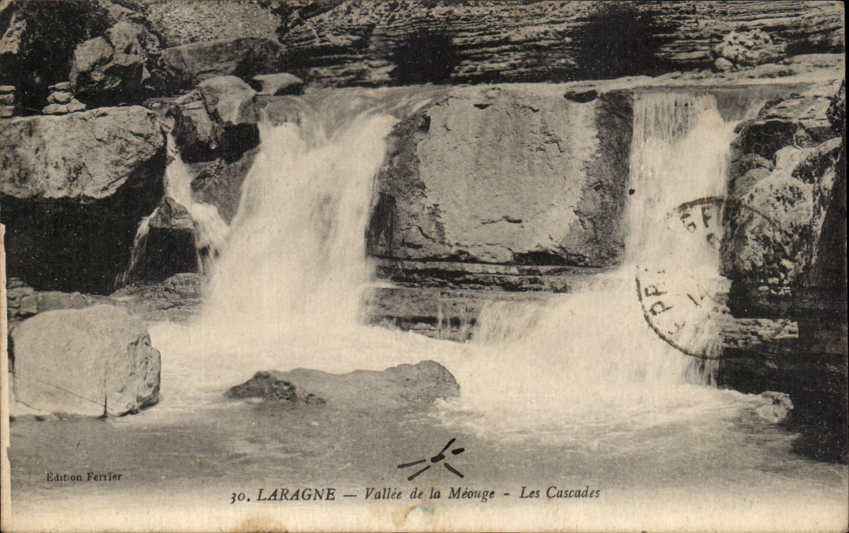 Laragne — Vallée de la Méouge — Les Cascades — Édition Ferrier, n°30