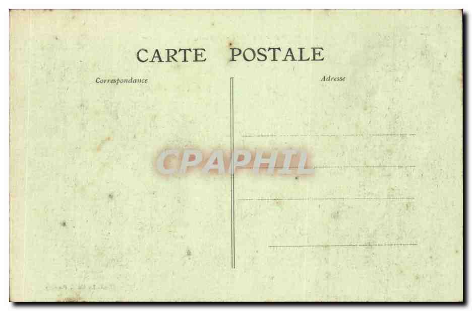 Pontivy CPA Le vieux chateau — Rückseite