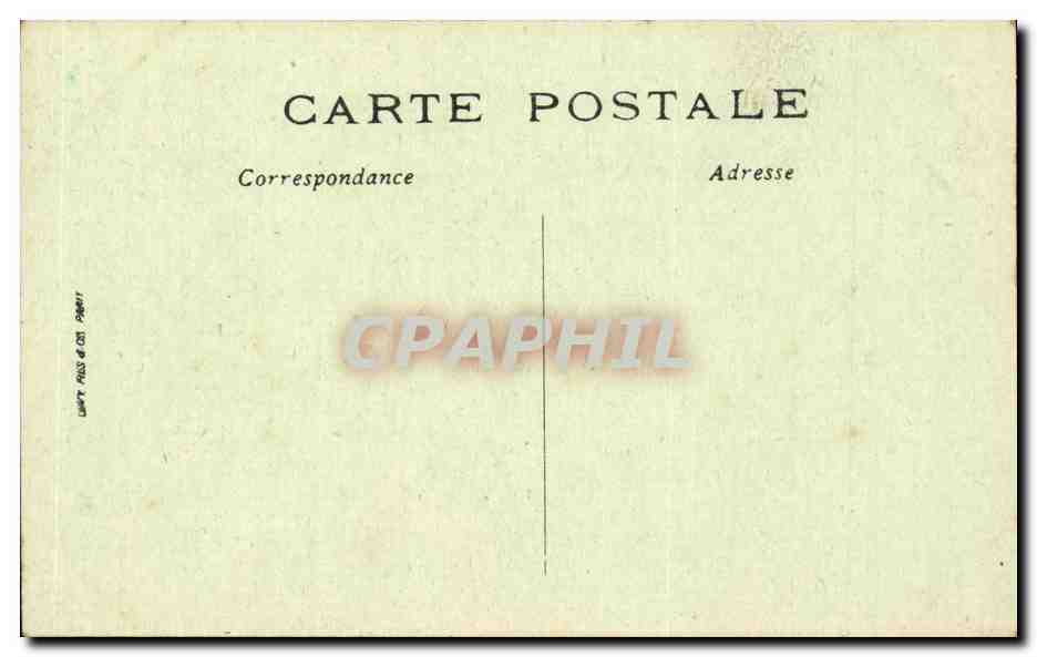 Penmarch CPA Le phare d'Eckmuhl (lighthouse) systeme lenticulaire electrique  — Rückseite