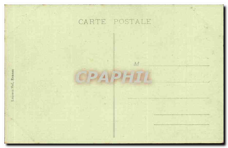 Josselin CPA Vieille maison de la rue des Trente datant de 1924 Ovys Pichelan 1624 — Rückseite