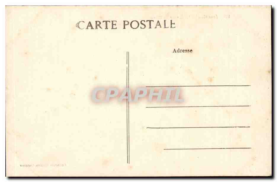 Josselin CPA La riviere de L'Oust — Rückseite