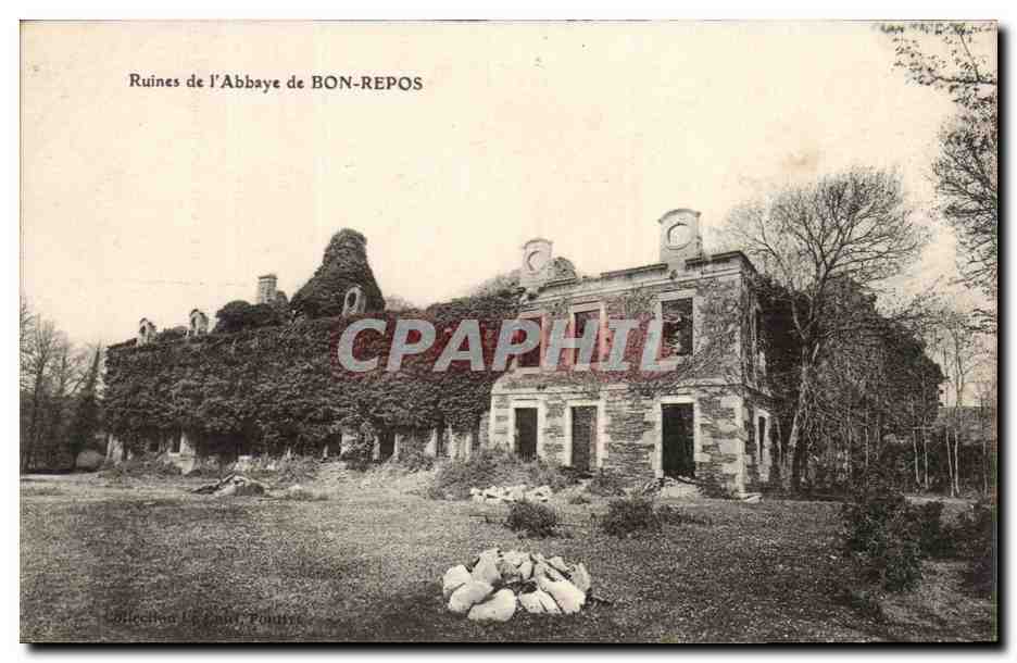 CPA Ruines de l'abbaye de Bon repos