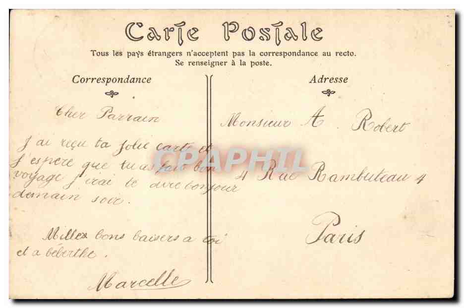 CPA Les rives dela Marne Saint Maur le pont de Creteil — Rückseite