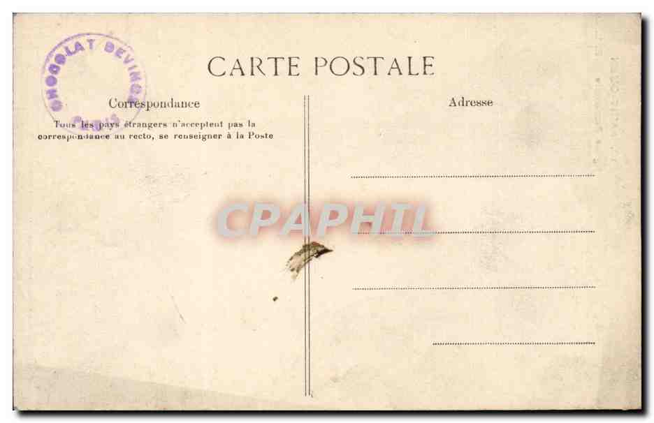 Saint Ouen CPA Eglise paroissiale — Rückseite