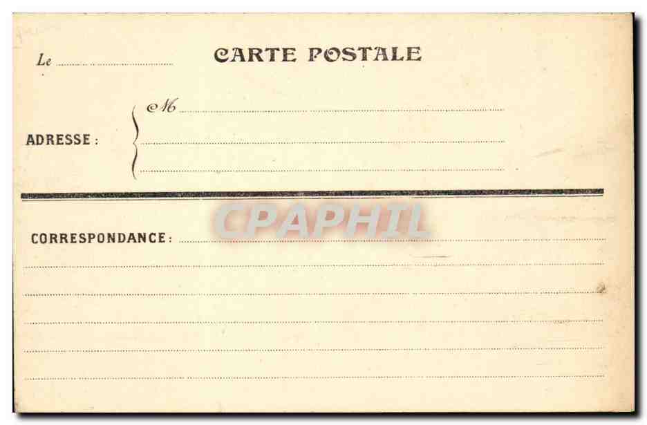 CPA Chateau de Sceaux Pavillon de l'aurore — Rückseite