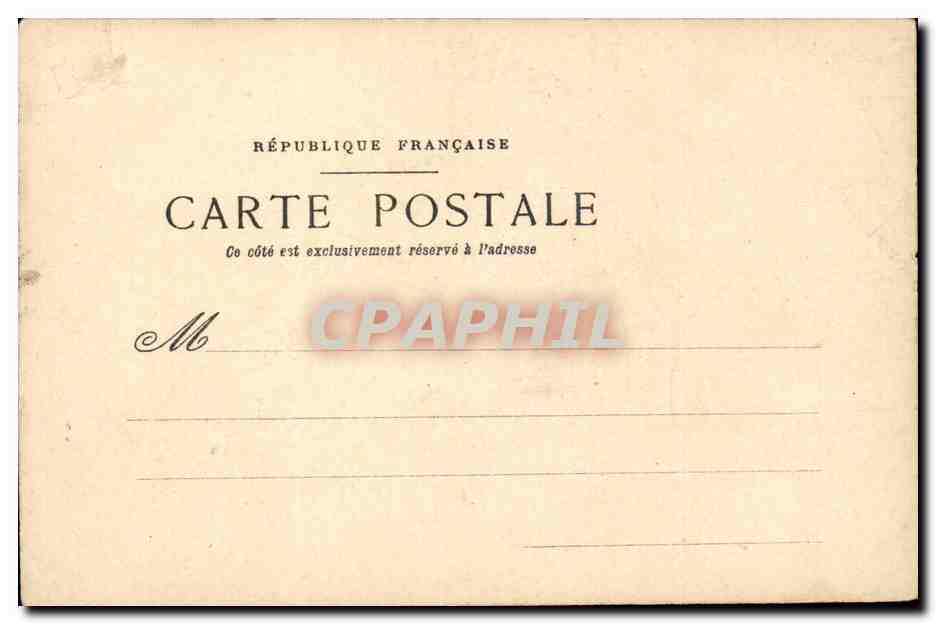 Suresnes CPA L'ecluse — Rückseite