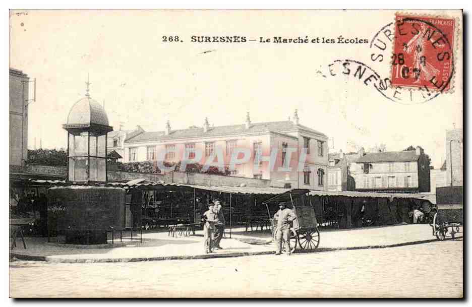 Suresnes CPA Le marche et les ecoles (porteur)