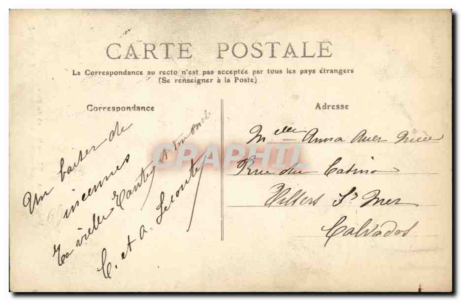 Vincennes CPA Le donjon du fort pris interieurement — Verso