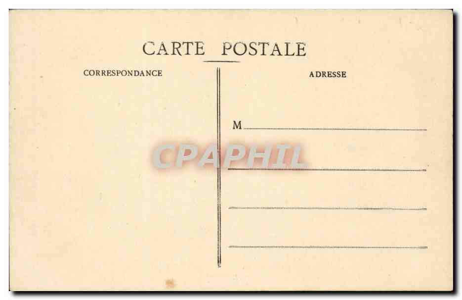 Vitry CPA Crue de la Seine Janvier Fevrier 1910  — Back