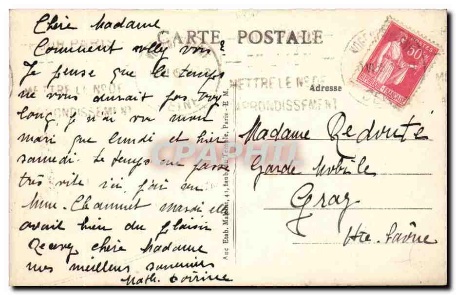 Nogent sur Marne CPA La marne et le viaduc — Back