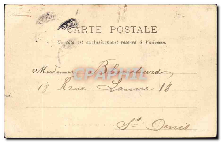 Nogent sur Marne CPA Le pont de Champigny — Back