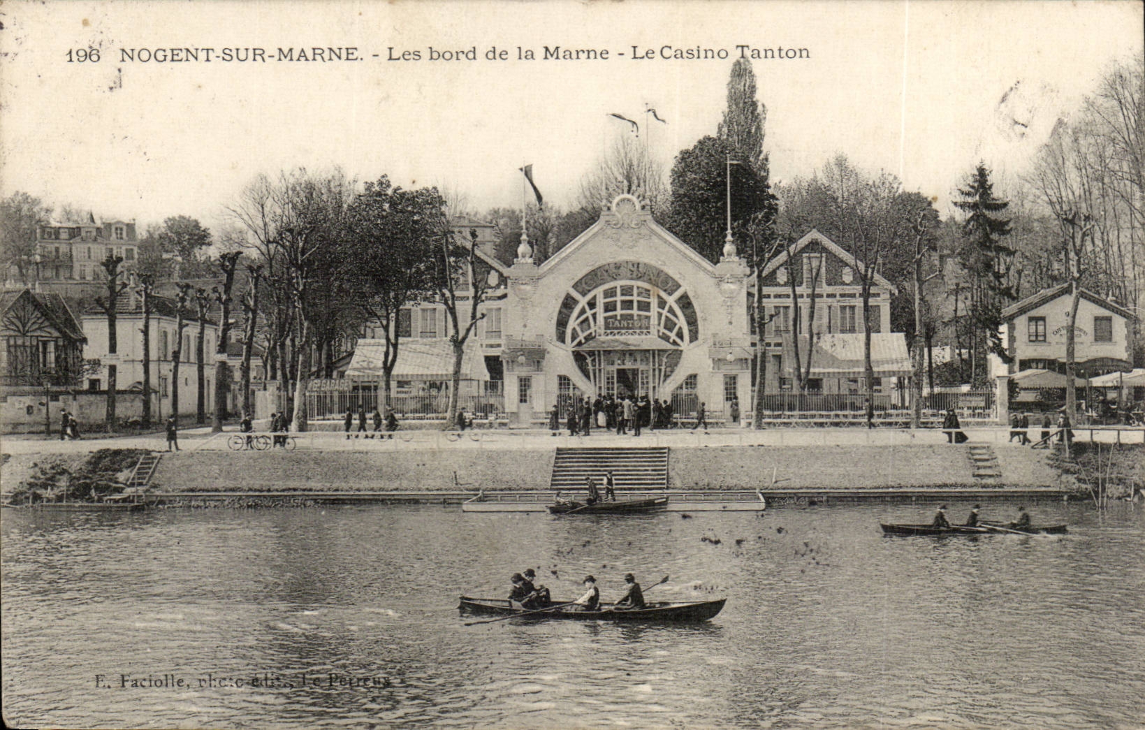CPA Nogent sur marne Les bord de la Marne Le casino Tanton