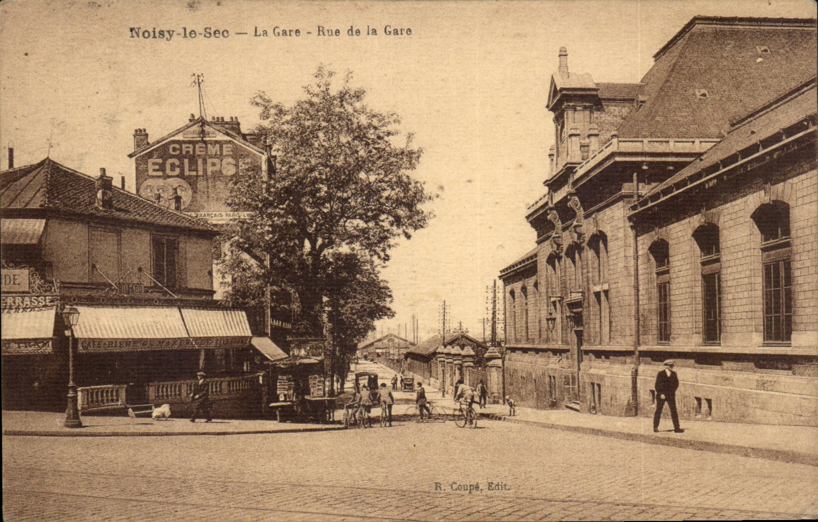 Noisy le Sec CPA La gare Rue de la gare