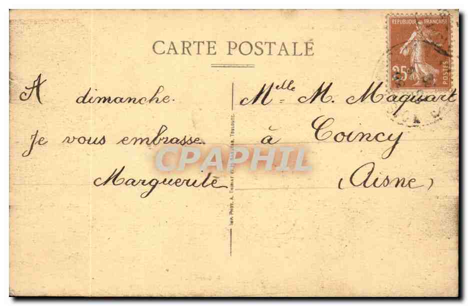 Noisy le Sec CPA La gare Rue de la gare — Rückseite