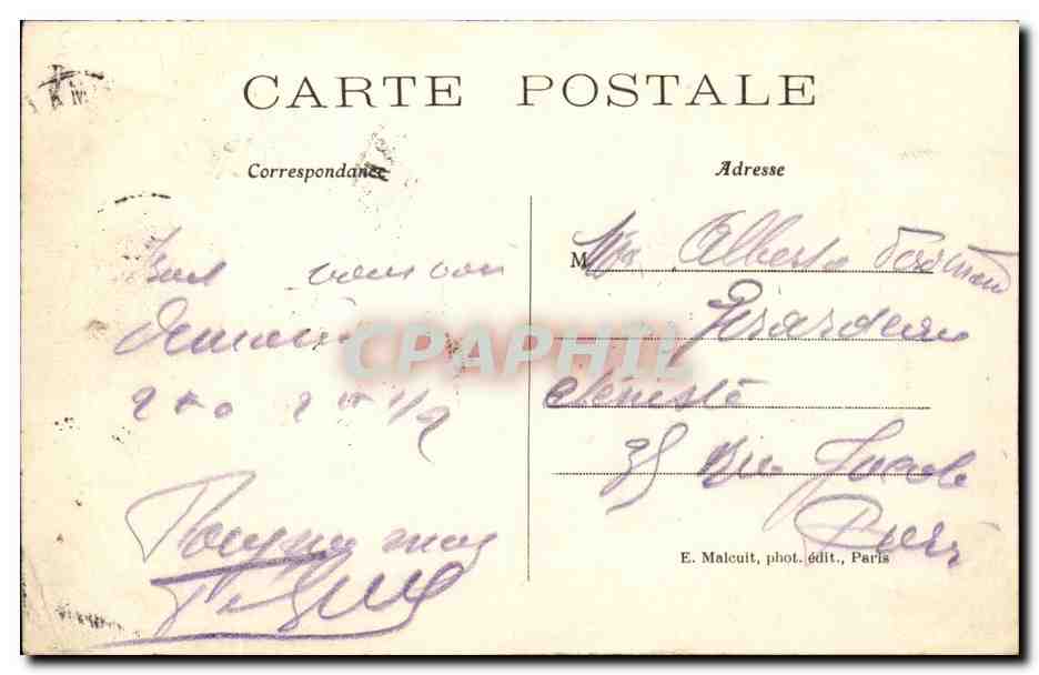 Nogent sur Marne CPA La grande rue et boulevard de Strasbourg — Back
