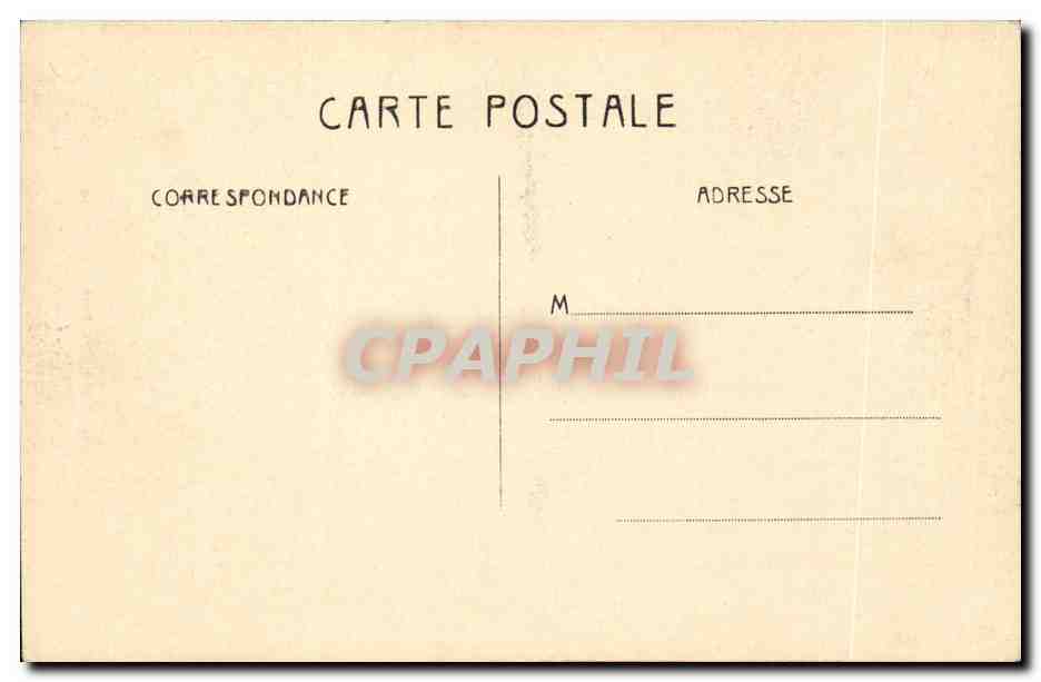 Puteaux CPA Rue Rousselle Inondations Janvier 1910 — Rückseite