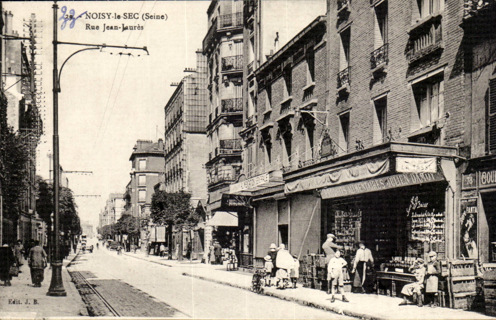 Noisy le Sec CPA Rue Jean Jaures