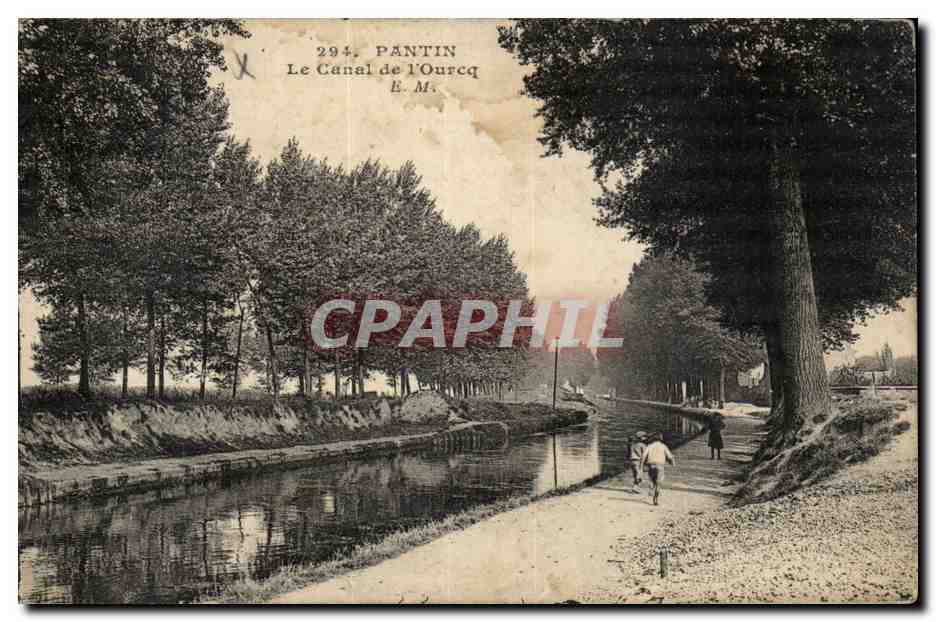 Pantin CPA Le canal de l'Ourcq