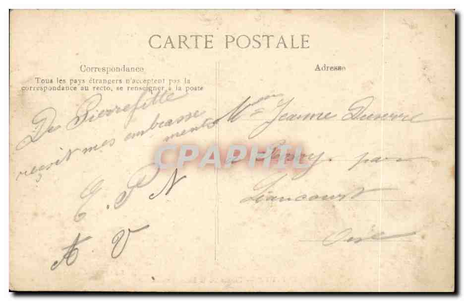Pierrefitte CPA Entree de la butte Pinson TOP (danse bal dancing) — Back