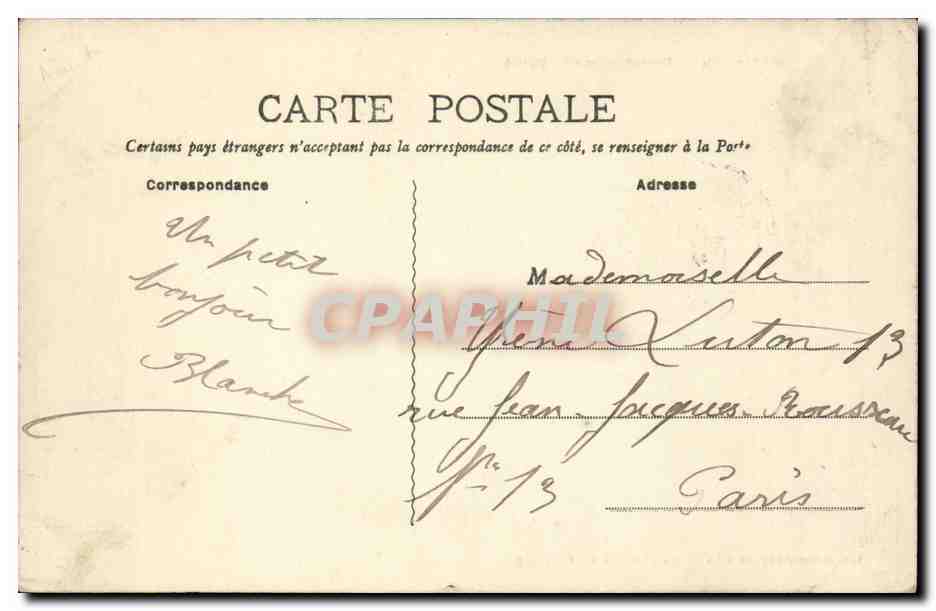 Robinson CPA Carrefour de la verite (Pere la Galette) — Rückseite