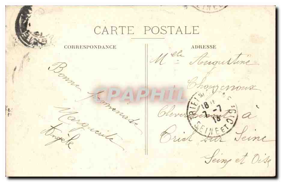 Robinson CPA Etablissement de l'arbre des roches — Rückseite