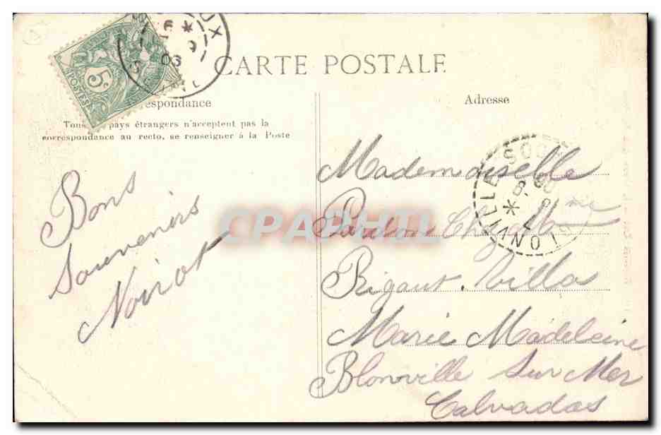 Robinson CPA L'arbre des roches (estaminet) — Rückseite