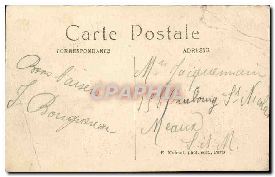 Rosny sous Bois CPA La gare — Rückseite